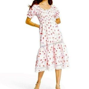 LOVESHACKFANCY x TARGET Cosette Smocked Bodice Dress Size Medium